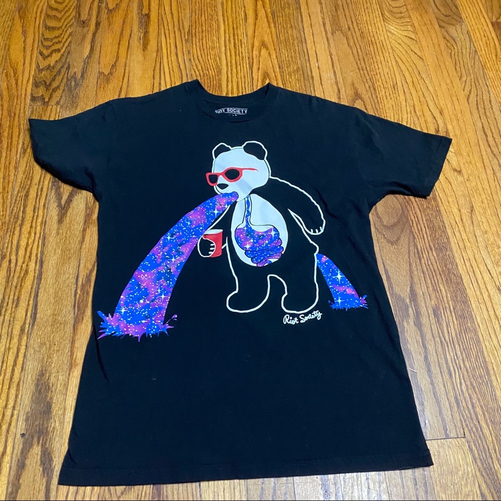 Riot society Galaxy Panda tee